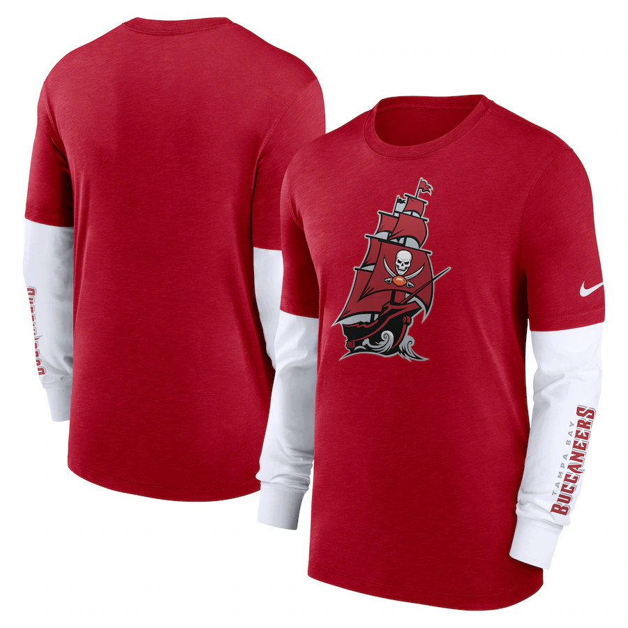 2023 Men NFL Tampa Bay Buccaneers Nike Long Tshirt->->Sports Accessory